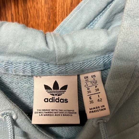 Blue Adidas Hoodie - Picture 3 of 4